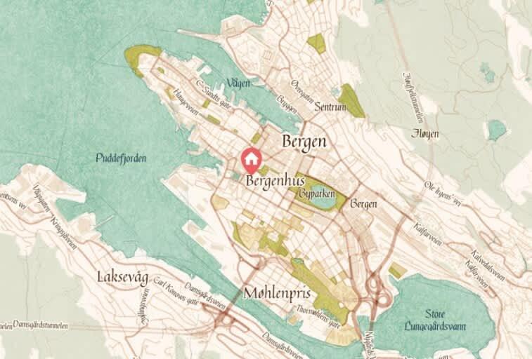 Dinbnb Apartments I Charming 3-Bedroom In The Heart Of The City Bergen Exteriör bild